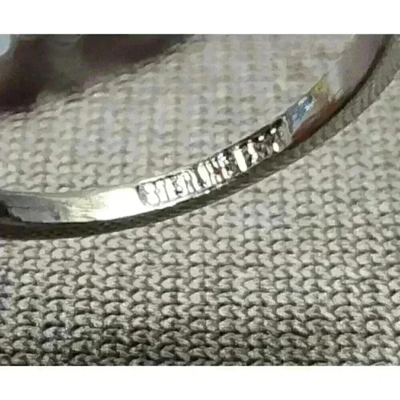 Sterling Silver Pave Leaves Dome Ring .925 Band CZ Ring Cubic Zirconia Size 8 - Picture 11 of 11